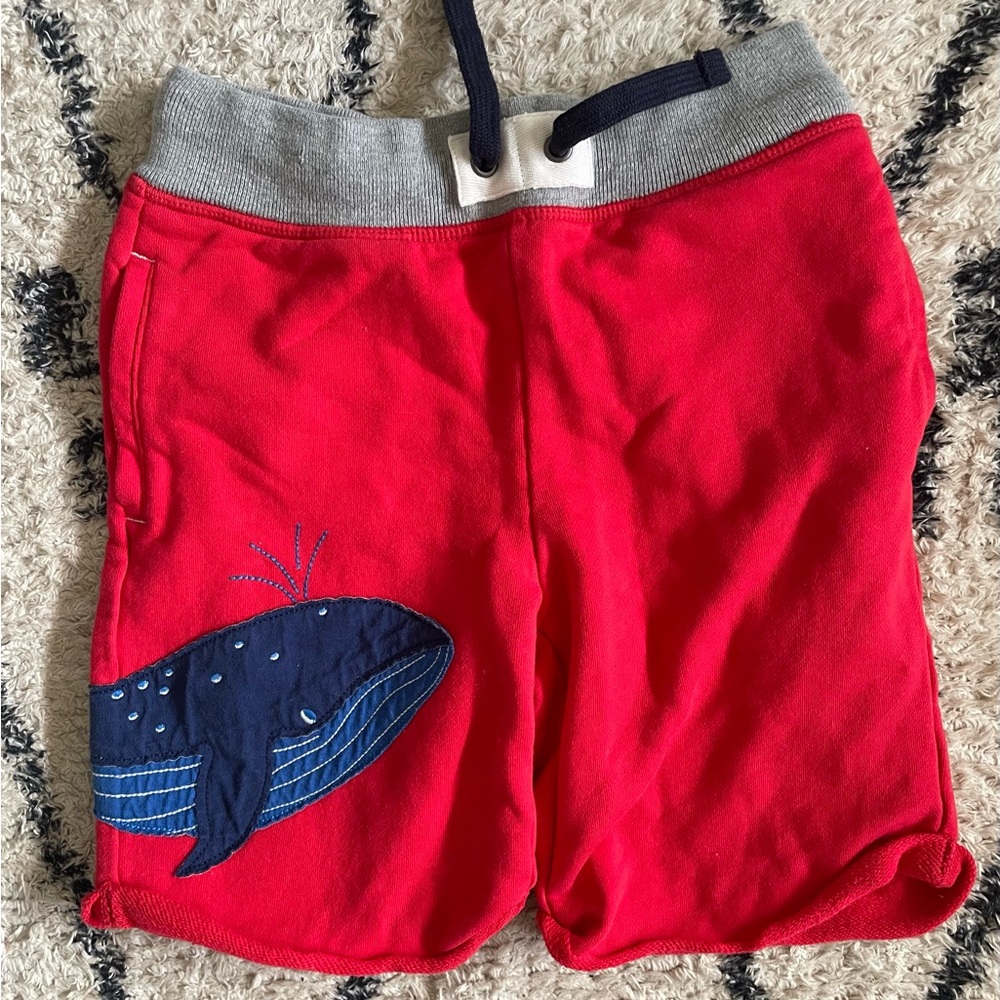 Mini Boden Appliqué Terry Shorts (9y)